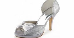 Unbranded Glitter Stiletto Heel Platform Pumps Womens