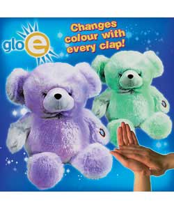 gloE Clap and glo Bear changes colour with just the clap of your hand! Clap again and again for magi