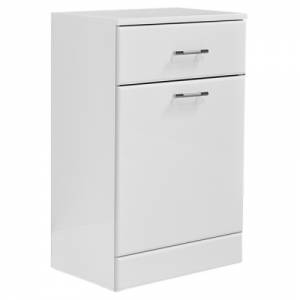 Unbranded Gloss White Linen Basket