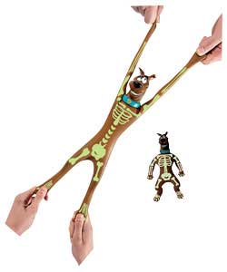 Stretch, twist and pull him into all kinds of shapes.Scooby can be stretched up to 3 times his norma