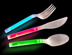 Unbranded Glow Party Cutlery Set