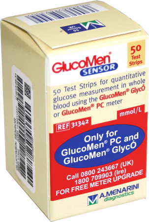 GlucoMen Sensor Test Strips 50: Express Chemist offer fast delivery and friendly, reliable service. Buy GlucoMen Sensor Test Strips 50 online from Express Chemist today! (Barcode EAN=5060007593009)