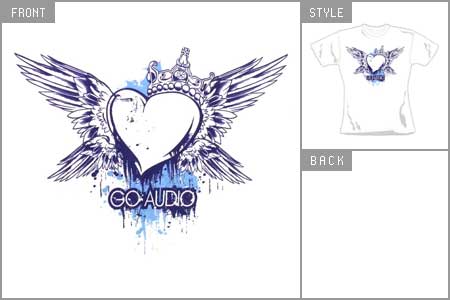 Unbranded Go Audio (Heart) Fitted T-Shirt cid_4562SKW