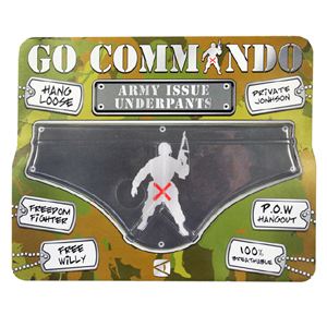 Unbranded Go Commando Under Pants Card