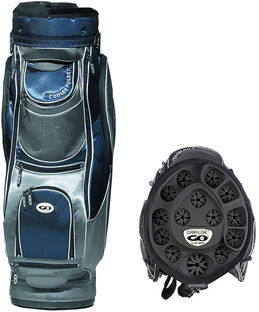 Go Golf Camel Series Navy/Grey Griplok Trolley Bag