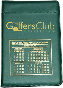 Go Golf Card Holder with Handicap Chart