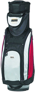 7-way fully divided. 8.5" diameter. Very spacious pockets including a large top front pocket
