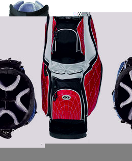 Go Golf Spider Cart Bag Red/Grey/Black