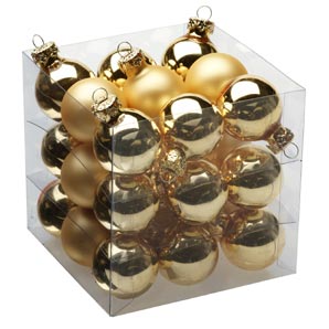 Gold Baubles Small