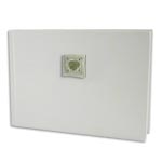 gold heart small photo album