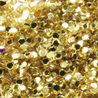 gold hexagon glitter confetti
