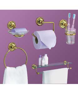 Gold Victorian 5 Piece Accessory Set