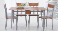 Golden Cherry Dining Table And 4 Chairs