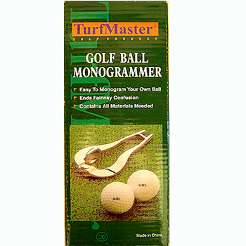 NEW                Turf Master Golf Ball Monogrammer                        