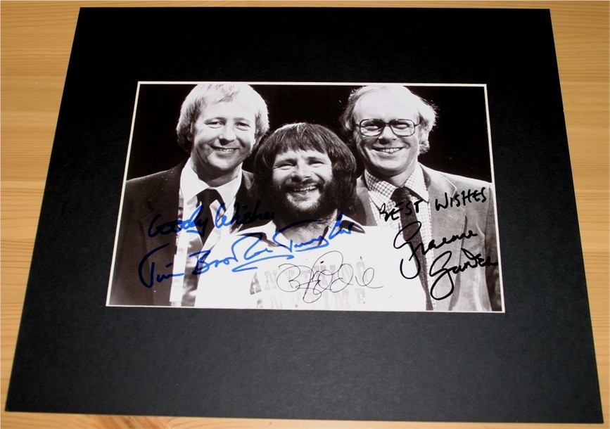 GOODIES The - CAST SIGNED BY ALL 3 and MOUNTED