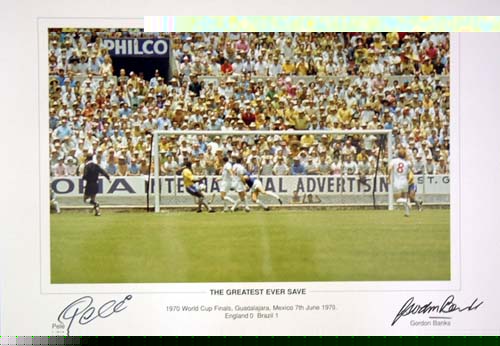 Brazil v England in the 1970 World Cup is considered one of the greatest games ever and was the scen