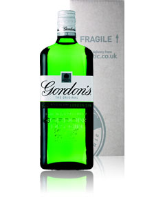 Gordonand#39;s Gin Single bottle Gift Pack (70cl)