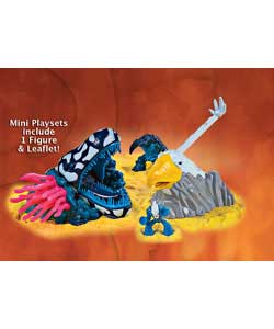 The peak of the Eagle and Murena Den come with working parts, 1 Gormiti collectible character figure