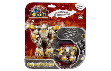 The Lord of the Earth! Magnetic Gormiti figures are great for encouraging roleplay! Collect all 5 ch