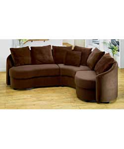 Unbranded Grace Right Hand Corner Group - Chocolate