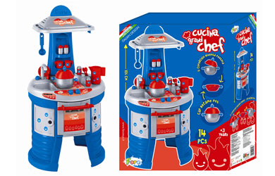 Unbranded Grand Chef Red and Blue Kitchen