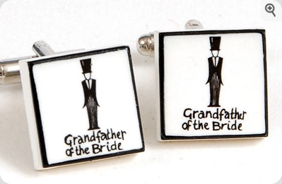 Unbranded Grandfather Of The Bride Classic Cufflinks