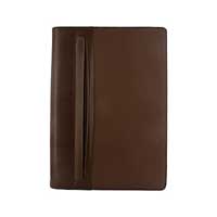 Unbranded Graphic Zipped Folder Brown