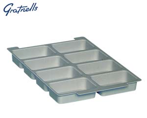 Unbranded Gratnell shallow tray divider 8 compartment