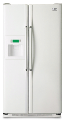 Side-By-Side Fridge Freezer (white)