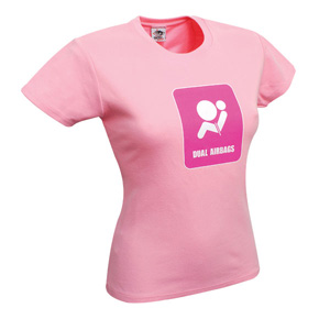 Unbranded Grease Monkee ladies T-shirt - Pink