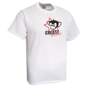 Unbranded Grease Monkee logo T-shirt - White