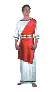 Romans and countrymen! Costume includes robe with shawl, belt & headpiece. Costume size: XL