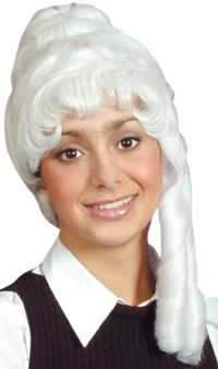 Get a legendary Roman or Ancient Greek look with this wig which features ringlets to one side and a 