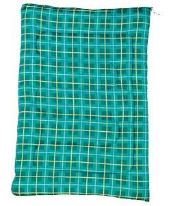 Green Check 300gsm Double Sleeping Bag