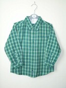 Green Checked Shirt - 7/8 yrs
