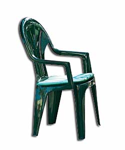 Green High Back Chair