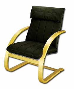 Green Leather Bentwood Chair