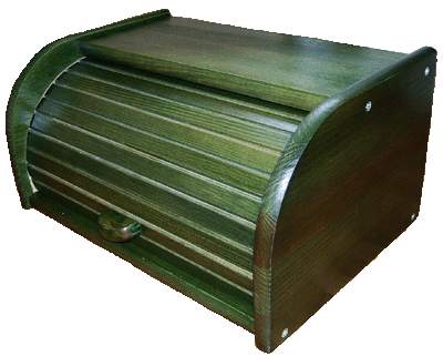 Green Roll Top Bread Bin