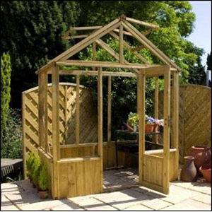Unbranded Greenhouse Pressure Treated 6ft x 4ft - Del plus