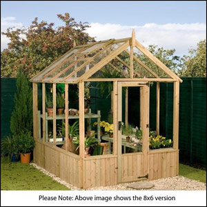Unbranded Greenhouse Pressure Treated 6ft x 6ft - Del plus