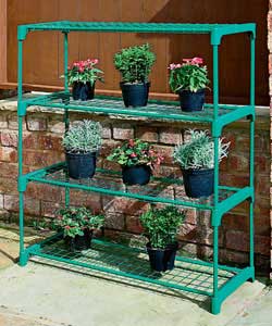 Unbranded Greenhouse Staging Twin Pack