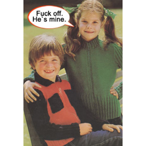 Unbranded Greeting Cards - F*ck off. Hes mine.