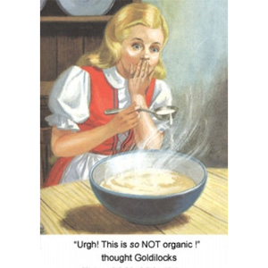 Unbranded Greeting Cards - This is so NOT Organic thought