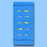 Greeting Cards : Birthday - Motor Vehicles