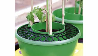 These prevent dead leaves and foliage from falling into the reservoir and stop pets and wildlife drinking from it. Diameter 27cm (103/4).