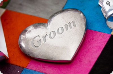 Unbranded Groom Pewter Pebble