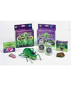 You will have hours of fun playing practical jokes with these awfully gross items.Includes Gross