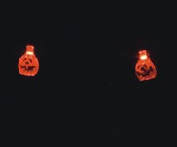 Unbranded Gruesome Horror - 10 LED Indoor Lights - Pumpkins