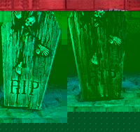 Unbranded Gruesome Horror - 3D Skeleton Tombstone 81cm (Ast)