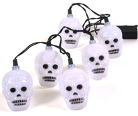 Unbranded Gruesome Horror - 6 LED Indoor Lights - Skulls
